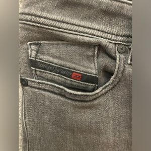 **New Grey Diesel Sleenker Slim/Skinny Jeans - Men’s Waist 30, Length 32**